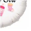 balon foliowy bodo girl baby girl dekoracja na baby shower dziewczynki bialy 18 rnd
