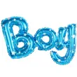 balon foliowy boy blekitny w gwiazdki oem 35 ltr