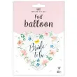 balon foliowy bride to be wieczor panienski bialy partypal 18 hrt