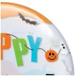 balon foliowy bubble happy halloween qualatex 22 orb