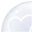 balon foliowy bubble serca qualatex 24 orb