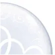 balon foliowy bubble serca qualatex 24 orb