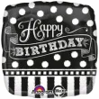 balon foliowy chalkboard birthday amscan 17 sqr