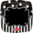 balon foliowy chalkboard birthday jumbo amscan 28 sqr