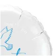balon foliowy chrzest swiety golabek bialo blekitny 18 rnd