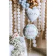 balon foliowy chrzest swiety zloty napis bialy partydeco 18 rnd