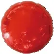 balon foliowy classic czerwony metalik godan 18 rnd