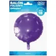 balon foliowy classic fioletowy metalik godan 18 rnd