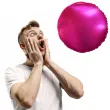 balon foliowy classic fuksja metalik godan 18 rnd