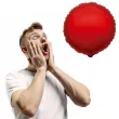 balon foliowy classic jumbo czerwony flexmetal 31 rnd
