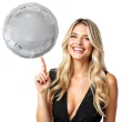 balon foliowy classic srebrny metalik godan 18 rnd