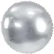balon foliowy classic srebrny partydeco 24 rnd