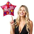 balon foliowy congrats czerwony w kropki takarakosan 15 str