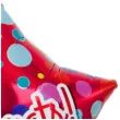 balon foliowy congrats czerwony w kropki takarakosan 15 str