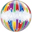 balon foliowy congratulation spadajace gwiazdki qualatex 22 rnd
