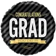 balon foliowy congratulations grad you did it qualatex 18 rnd
