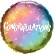 balon foliowy congratulations ombre qualatex 18 rnd