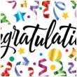 balon foliowy congratulations qualatex 18 rnd