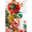 balon foliowy cukierek lizak czerwony partydeco 18 rnd
