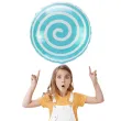 balon foliowy cukierek lizak spirala turkusowy arpex 18 rnd