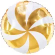 balon foliowy cukierek lizak zloty partydeco 14 rnd