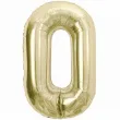 balon foliowy cyfra 0 beauty charm zloty jasny godan 33 dgt