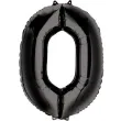 balon foliowy cyfra 0 czarny amscan 34 dgt