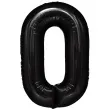 balon foliowy cyfra 0 czarny partypal 39 dgt