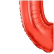 balon foliowy cyfra 0 czerwony funny fashion 40 dgt