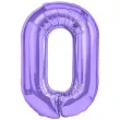 balon foliowy cyfra 0 fioletowy partypal 39 dgt