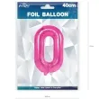 balon foliowy cyfra 0 fuksja partypal 16 dgt