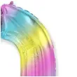 balon foliowy cyfra 0 gradient pastelowy flexmetal 34 dgt