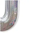 balon foliowy cyfra 0 holograficzna srebrna partypal 40 dgt