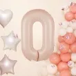 balon foliowy cyfra 0 karmelowy partypal 39 dgt