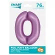 balon foliowy cyfra 0 lawendowy matowy godan 30 dgt