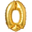 balon foliowy cyfra 0 matowa zloty arpex 36 cali dgt