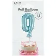 balon foliowy cyfra 0 micro blekitny godan 5 dgt