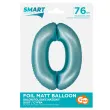 balon foliowy cyfra 0 niebieski matowy godan 30 dgt