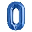 balon foliowy cyfra 0 niebieski northstar balloons 34 dgt