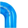 balon foliowy cyfra 0 niebieski partypal 16 dgt