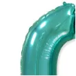 balon foliowy cyfra 0 niebieski tiffany flexmetal 34 dgt