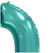 balon foliowy cyfra 0 niebieski tiffany flexmetal 34 dgt