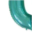balon foliowy cyfra 0 niebieski tiffany flexmetal 34 dgt