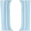 balon foliowy cyfra 0 pastel blekitny partydeco 34 dgt