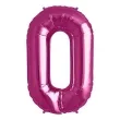 balon foliowy cyfra 0 rozowy folat 34 dgt