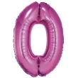 balon foliowy cyfra 0 rozowy godan 14 dgt