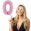 balon foliowy cyfra 0 rozowy pastel grabo 26 dgt