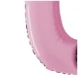 balon foliowy cyfra 0 rozowy pastel grabo 26 dgt