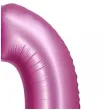 balon foliowy cyfra 0 rozowy satynowy godan 30 dgt