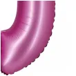 balon foliowy cyfra 0 rozowy satynowy godan 30 dgt